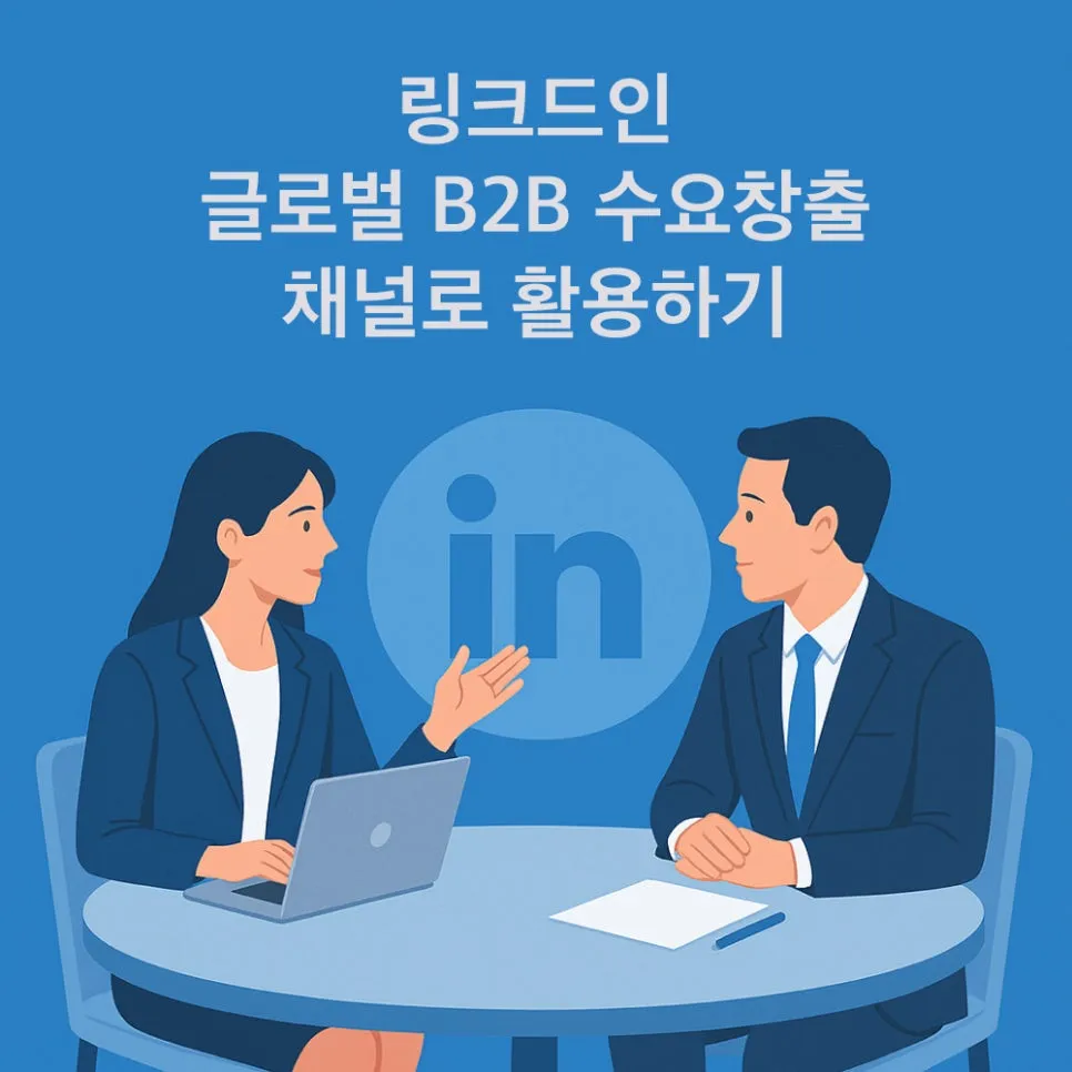 링크드인 활용법: 글로벌 B2B 수요창출의 핵심 채널로 사용하기